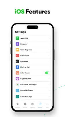 iCall Screen iOS 17 Theme android App screenshot 1